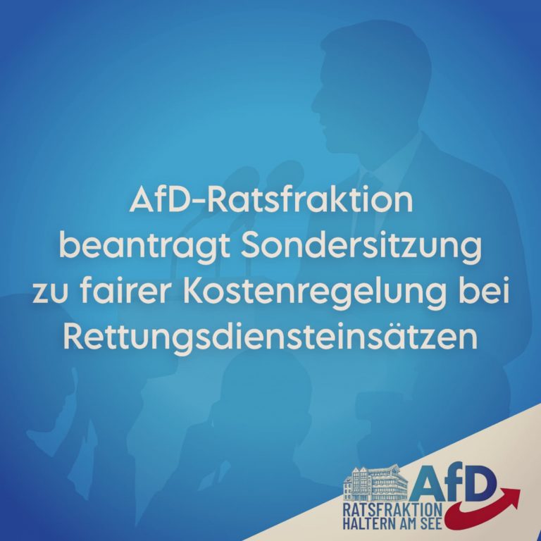 sondersitzung kosten für rettungsdiensteinsätze